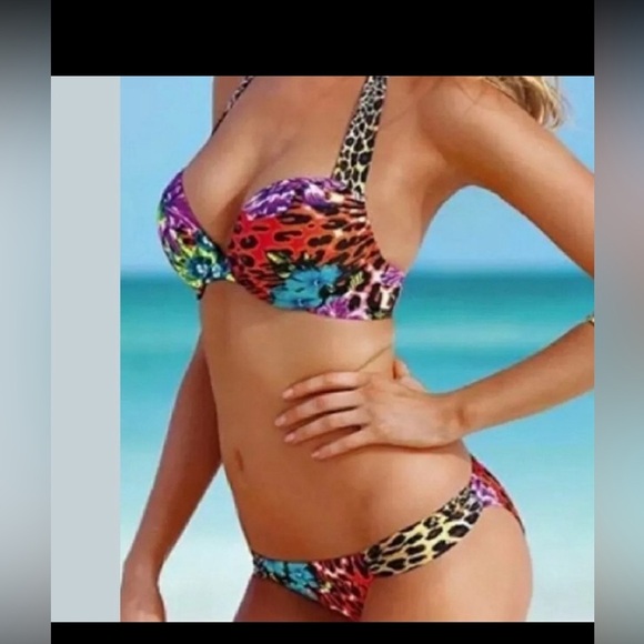 Victorias Secret Bombshell Floral Swim Set - Picture 1 of 13